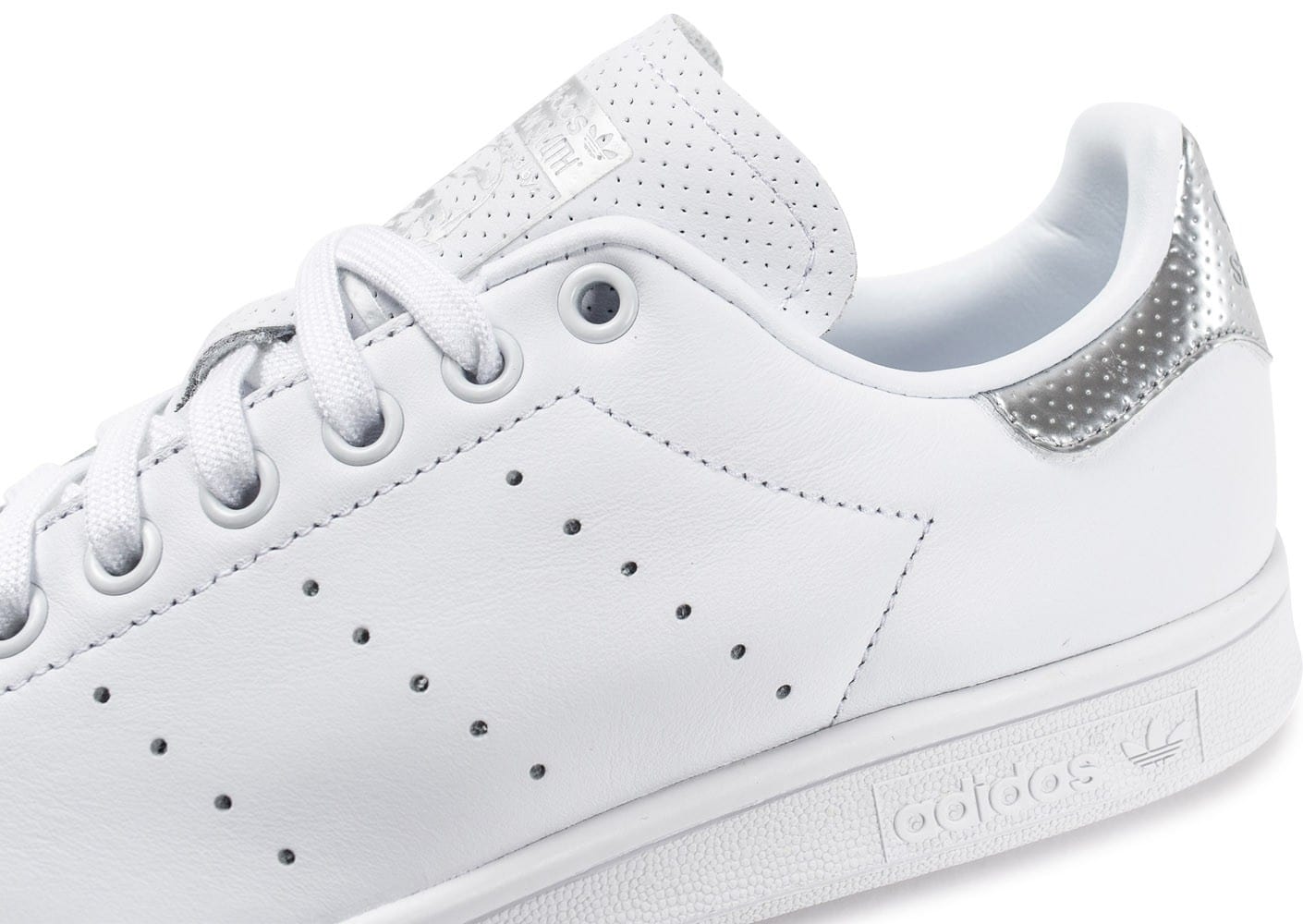 adidas stan smith blanche et argent